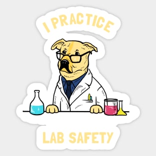 Practice Lab Safety Sticker